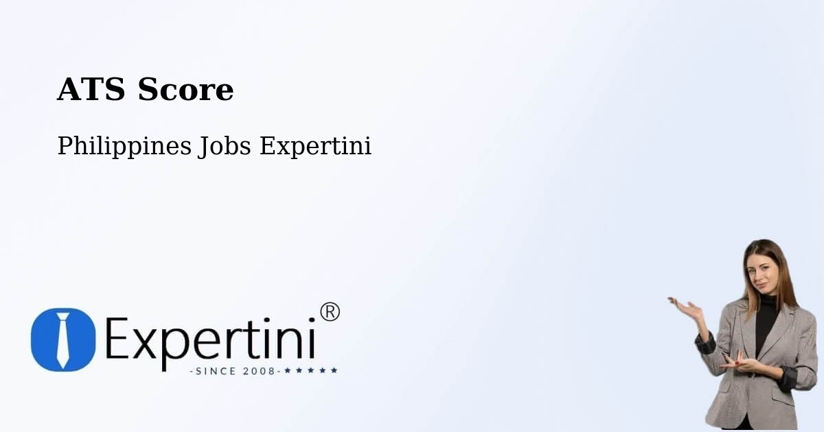 Resume ATS Score & Job Description Match Tool – Purac - Philippines Jobs Expertini