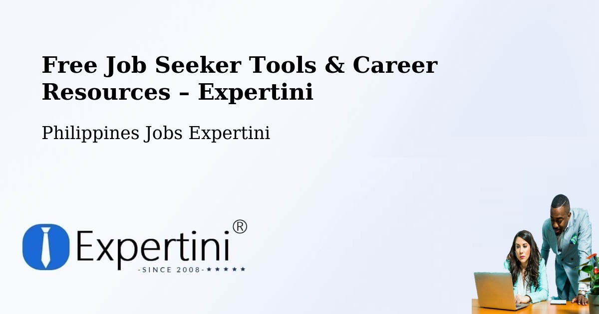 Free Job Seeker Tools & Career Resources – Purac - Purac, Philippines Jobs Expertini